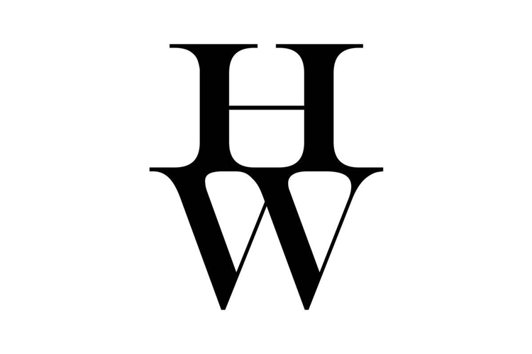 HW WH logo design