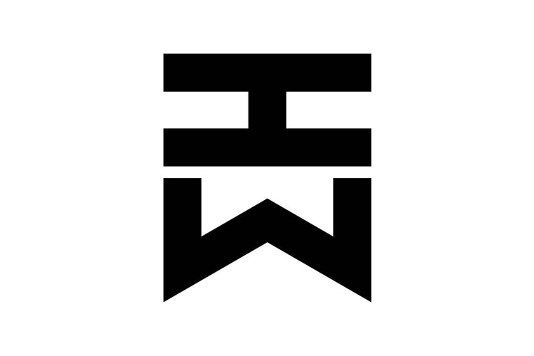 HW WH logo design