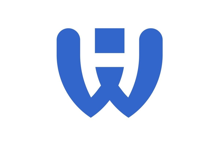 HW WH logo design