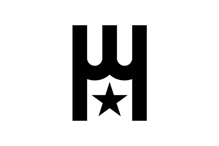 HW WH logo design