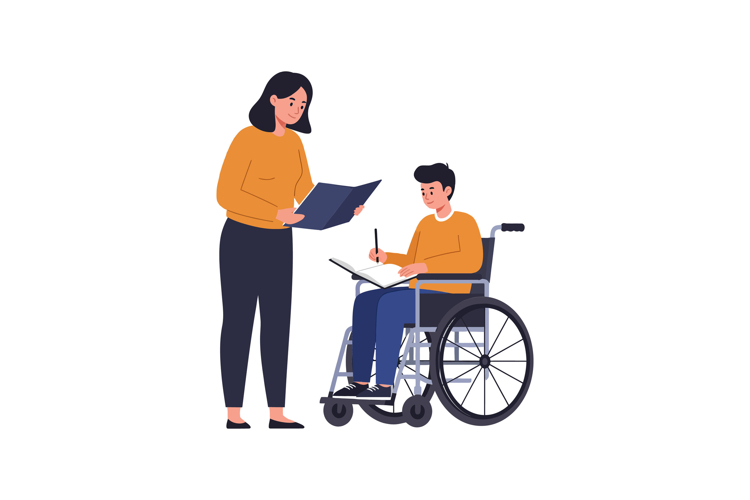 Wheelchair Doodle Image 3