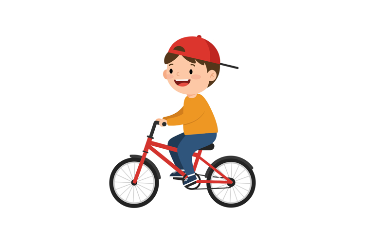 Ride A Bicycle Clipart Image 8