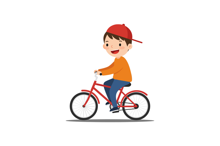 Ride A Bicycle Clipart Image 7