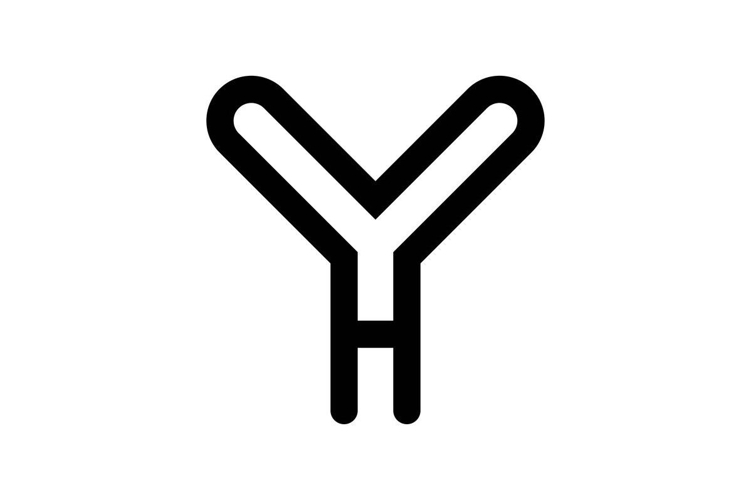 HY YH logo design