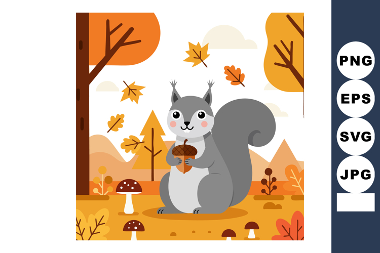 Squirrel Clipart Image 4