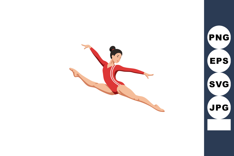 Gymnast Clipart Image 3