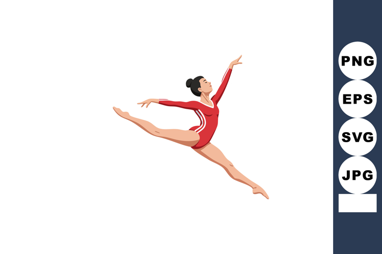 Gymnast Clipart Image 2