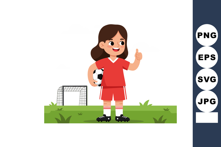 Soccer Player Clipart Image 19