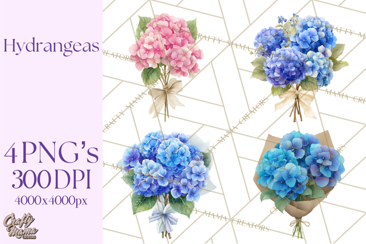 Hydrangea Clipart Image 13