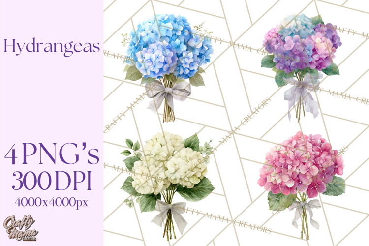 Hydrangea Clipart Image 17