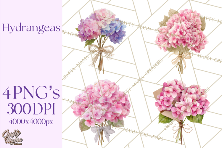 Hydrangea Clipart Image 19