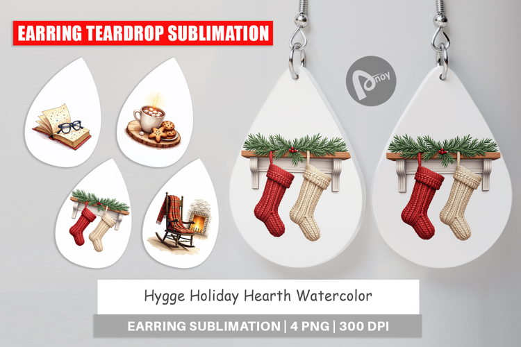 Hygge Holiday Hearth Earring