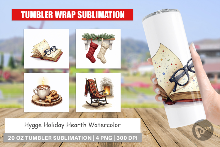 Hygge Holiday Hearth Tumbler