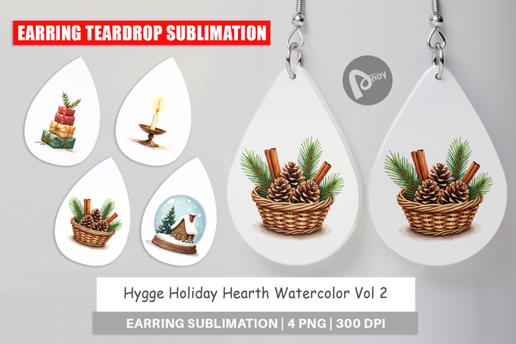 Hygge Holiday Hearth Earring