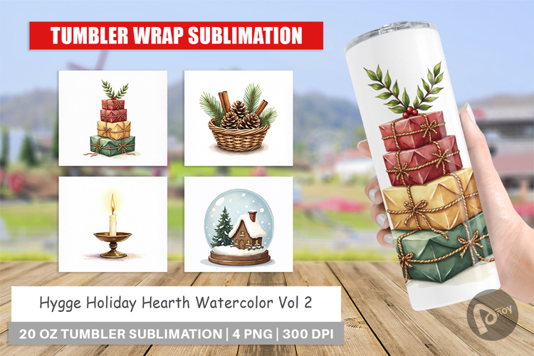 Hygge Holiday Hearth Tumbler