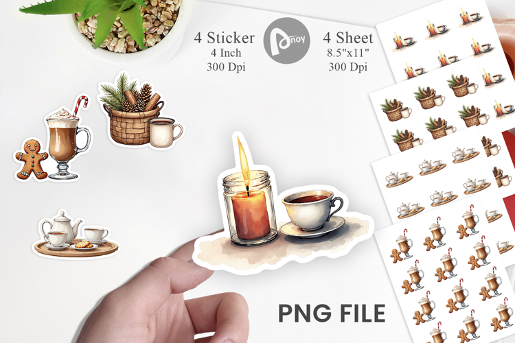 Hygge Home Comforts Sticker