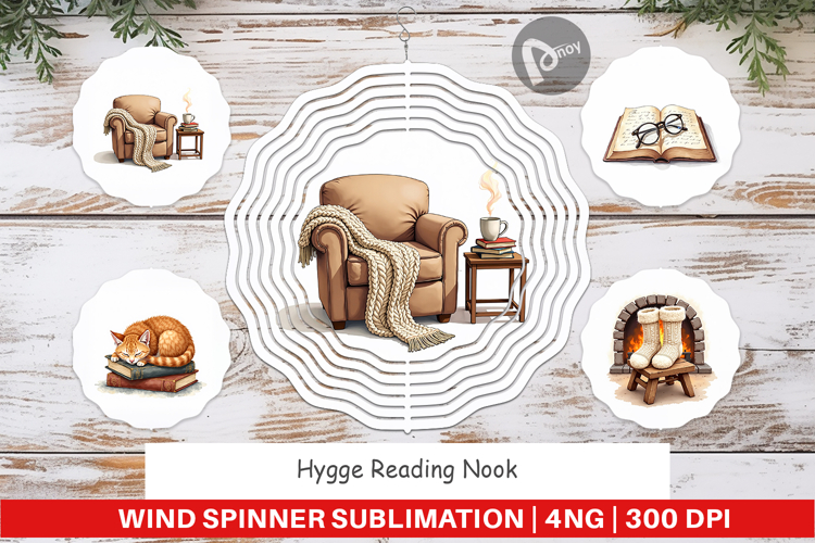 Hygge Reading Nook Wind Spinner