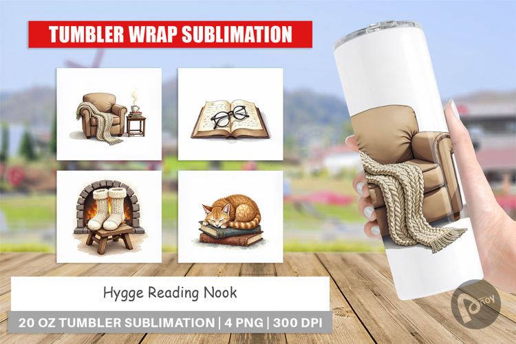 Hygge Reading Nook Tumbler