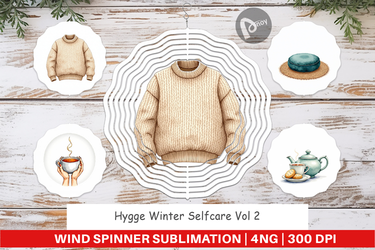 Hygge Winter Selfcare Wind Spinner
