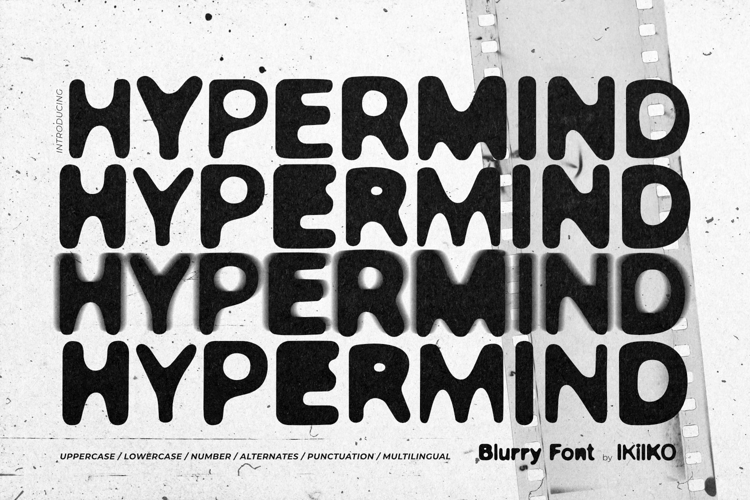 Hypermind - Blurry Font