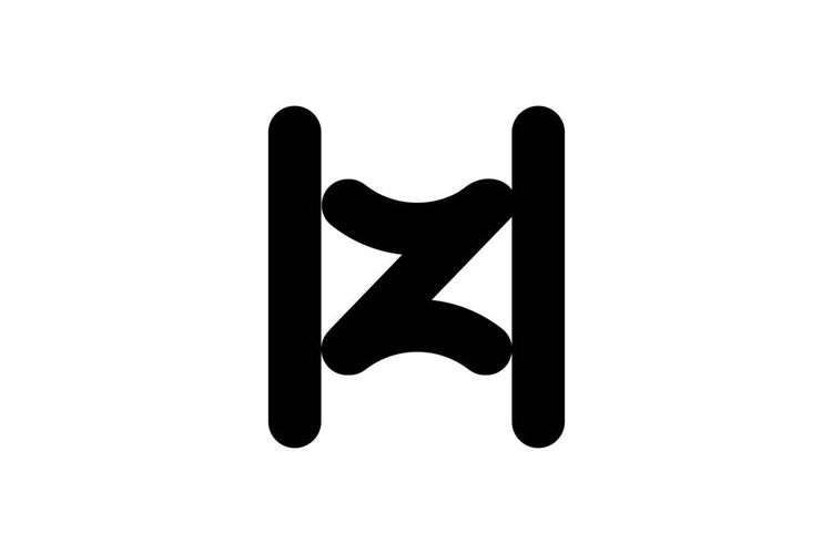 HZ ZH logo design