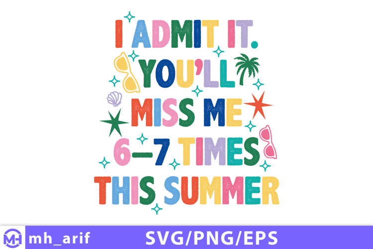 Last Day of School Teacher Summer SVG Design