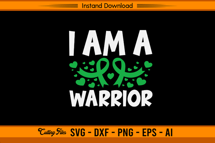 I Am A Warrior Liver Cancer Awareness SVG Design