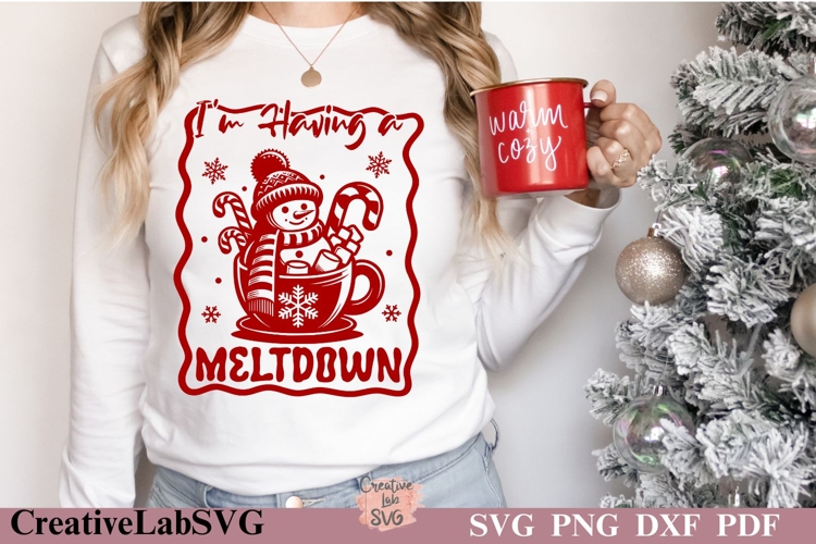 I’m Having A Meltdown SVG, Funny Christmas Shirt SVG