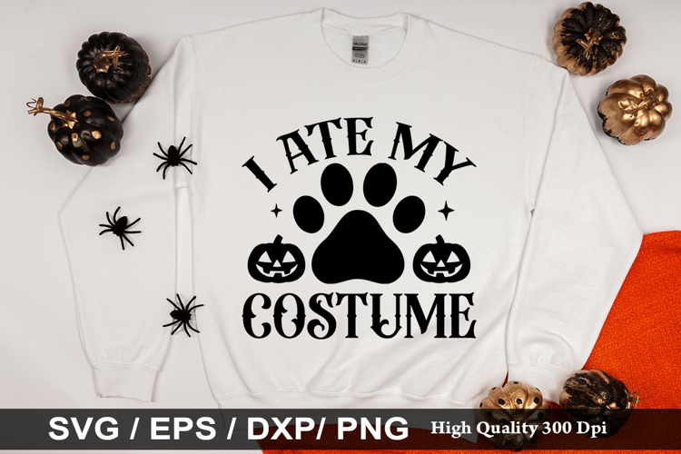 I ate my costume SVG - Halloween Design