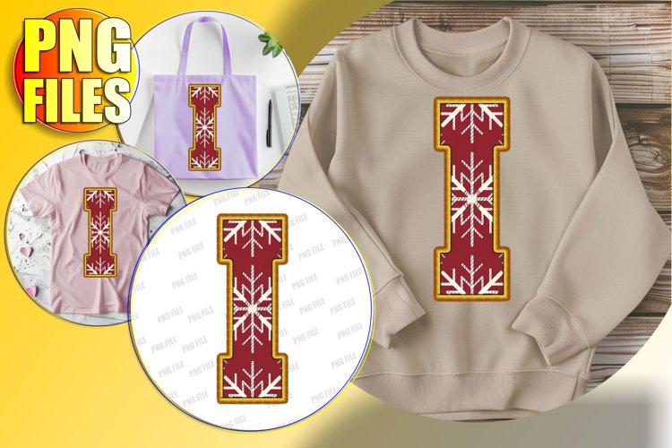 I Doodle Letter Style Sublimation Whimsical Christmas Fun!