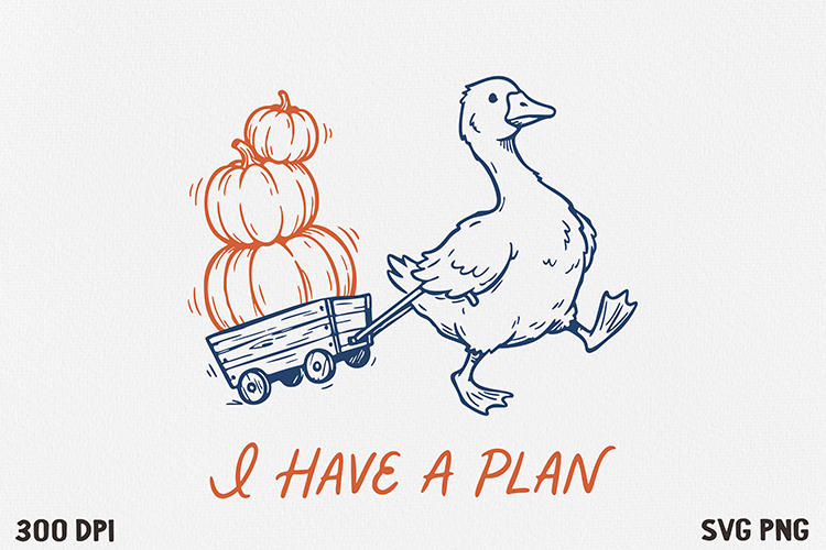Funny Goose Quote SVG and PNG Design