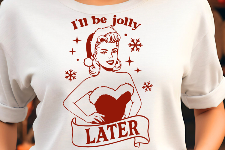 Jolly Snarky Christmas Quote SVG