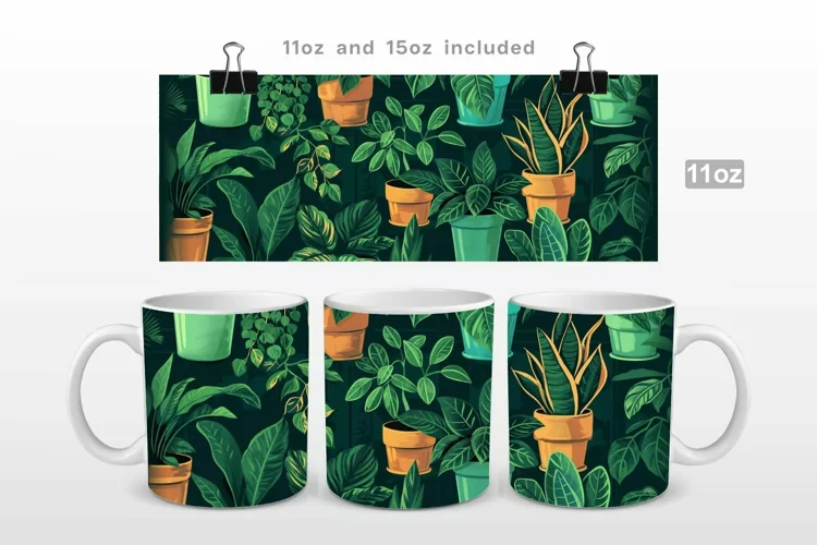 I'm A Succa For Plants Mug Wrap Sublimation