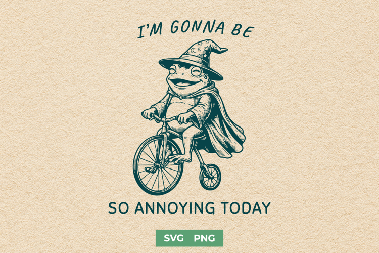 Funny Frog Wizard SVG for Sarcastic Shirts - Relatable Frog