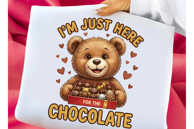 Im Just Here For The Chocolate PNG