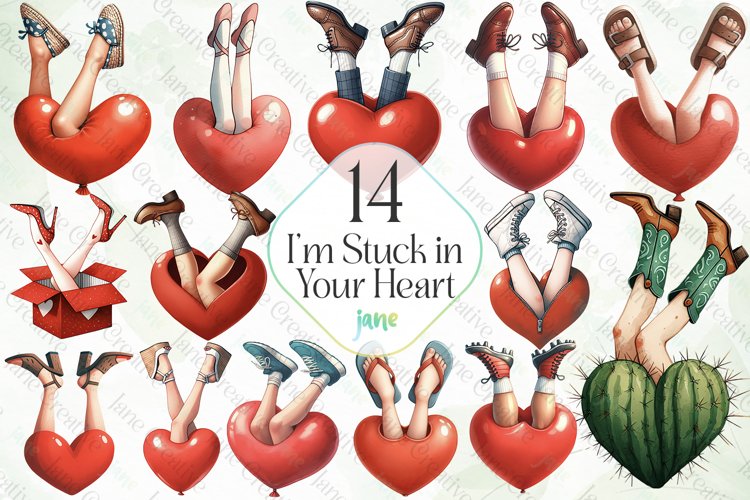 I'm Stuck in Your Heart Sublimation example image 1