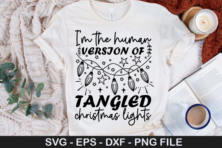 im the human version of tangled - Christmas SVG Design