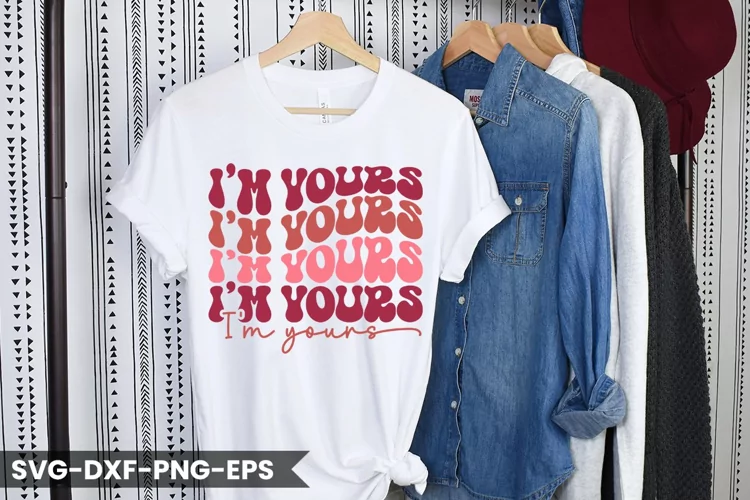 I'm Yours - Valentine's Day Retro Design