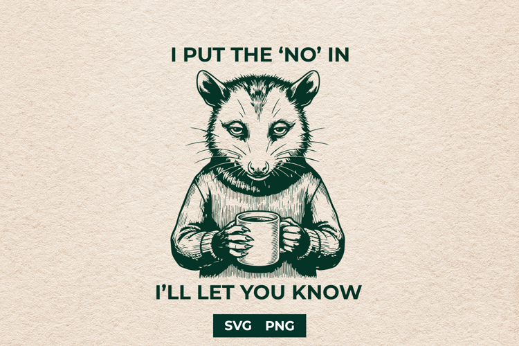 Opossum Svg Image 16