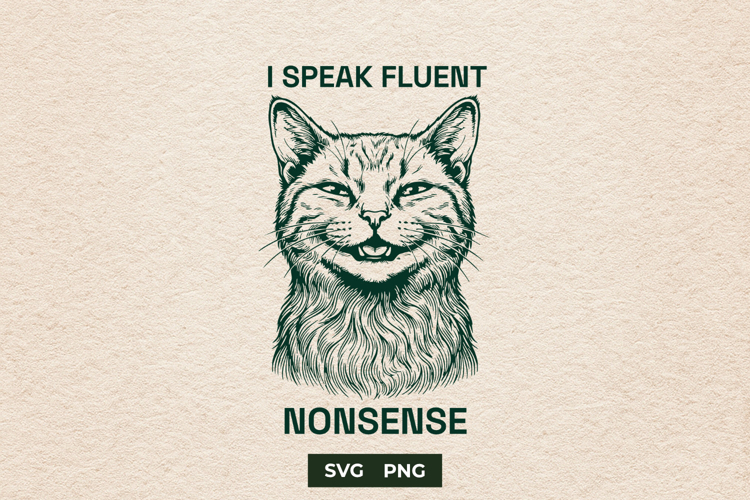 Funny Cat Svg Image 11