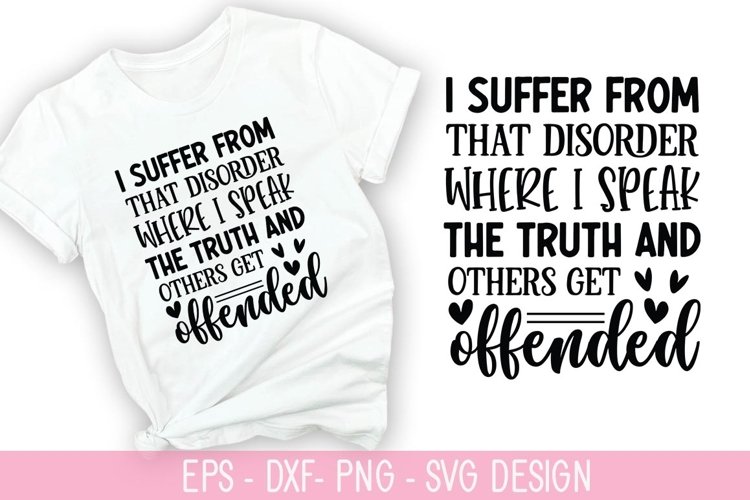 i suffer from that disorder where i - Fanny Coffee SVG Desig example image 1
