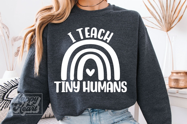 I Teach Tiny Humans SVG PNG - Kindergarten Teacher Shirt