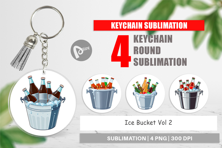 Keychain Ice Bucket