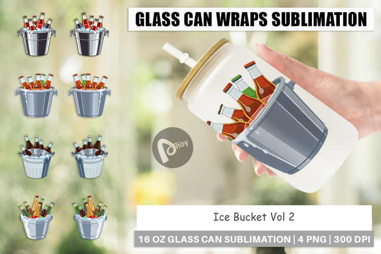 Glass Can Ice Bucket