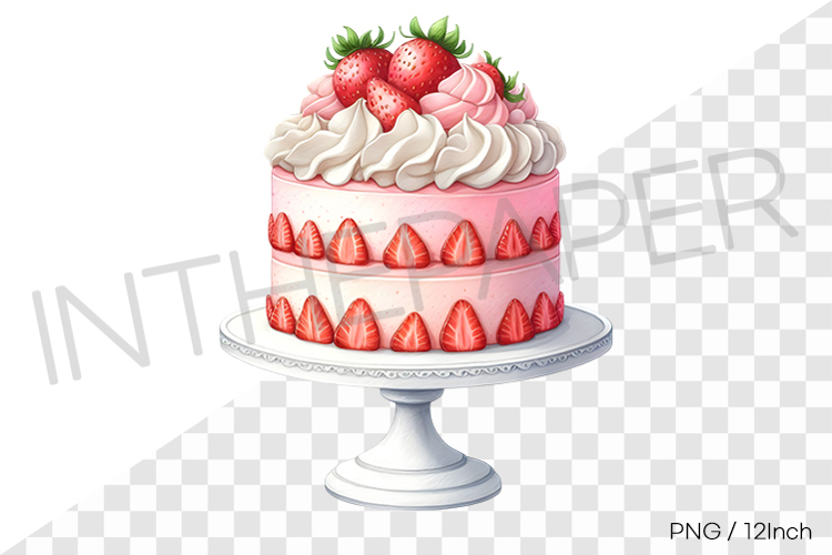 Strawberry Watercolor  Image 10
