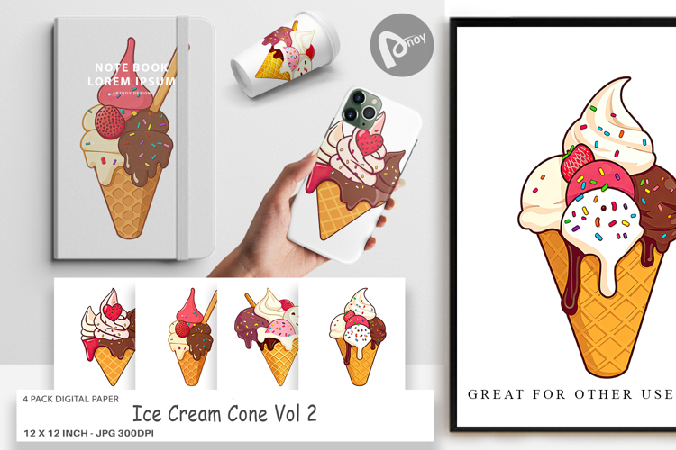 Ice Cream Cone Clipart Image 3