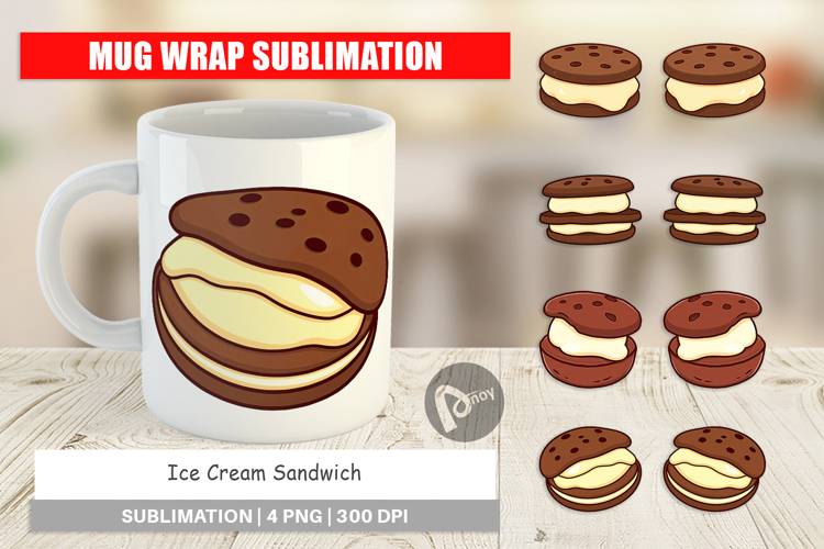 Mug Wrap Ice Cream Cookie