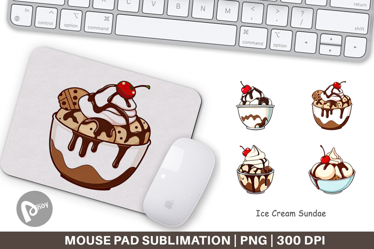 Mouse Pad Sundae Delight