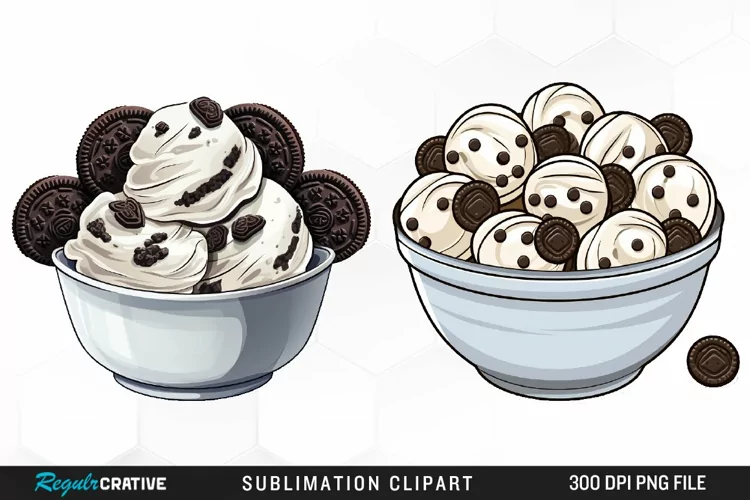 Ice Cream Watercolor Clipart