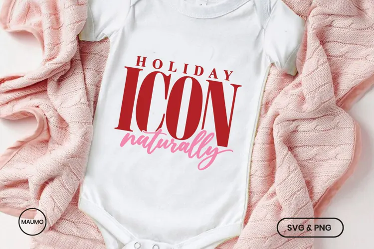 Holiday icon naturally funny xmas quote